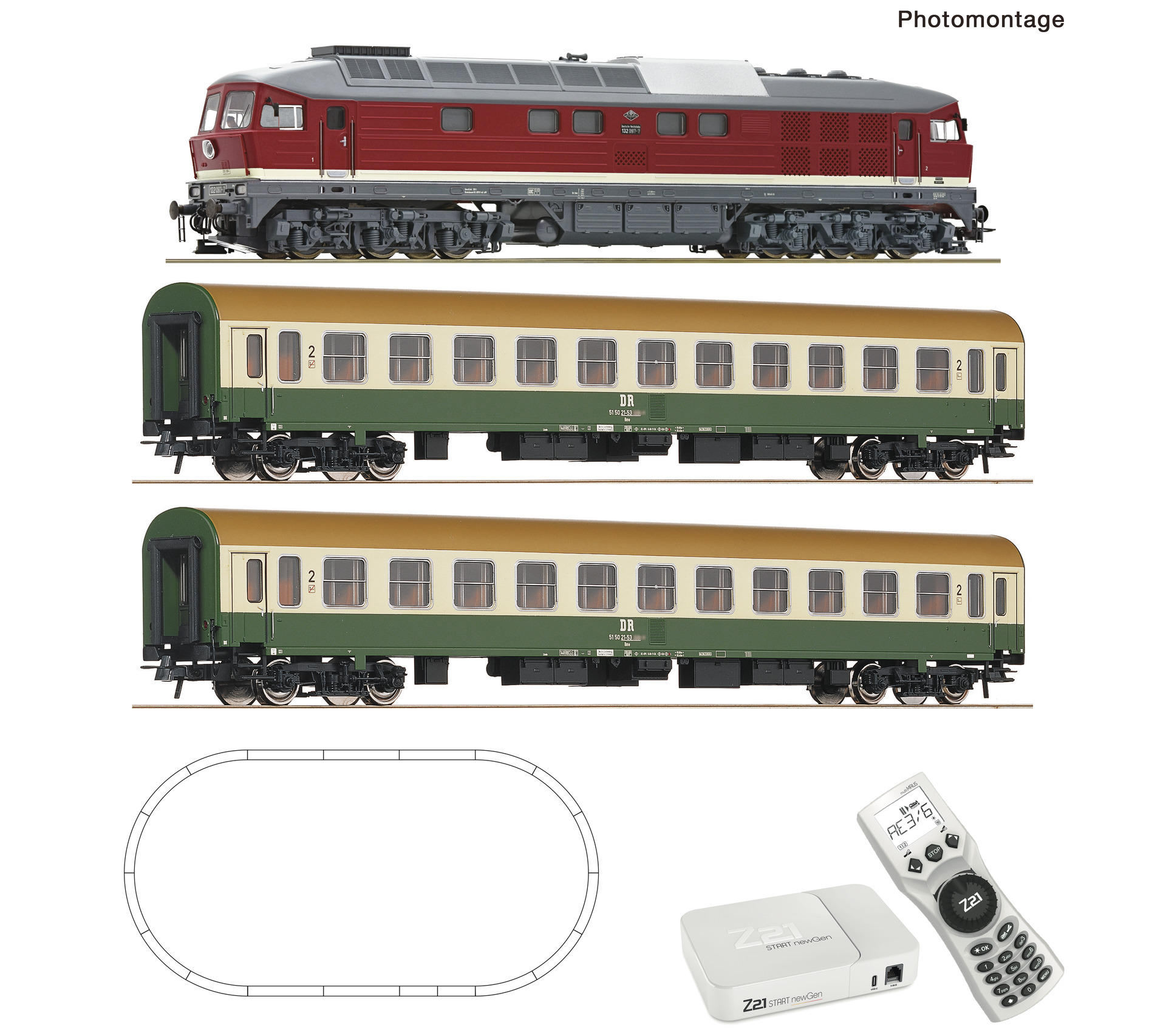 Roco 5110015 Z21 START newGen Digitalset: Diesellokomotive BR 132 (ROCO L