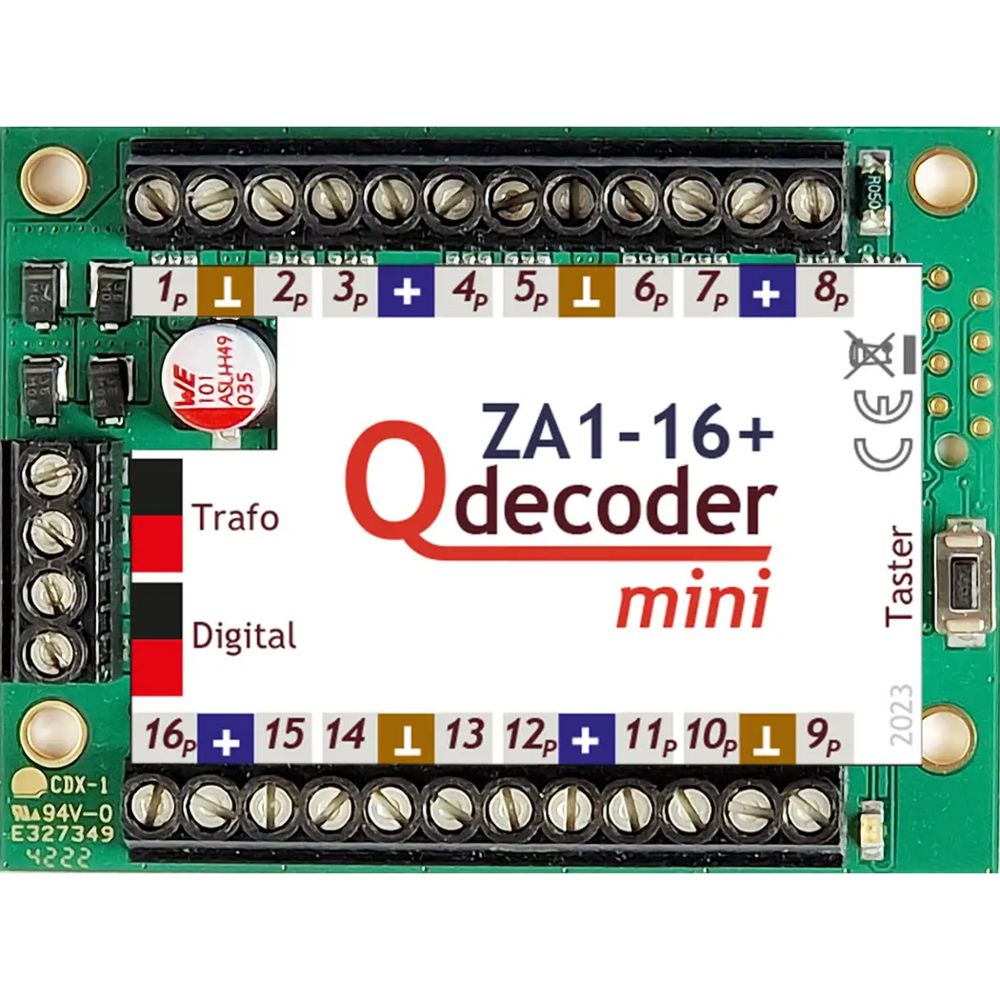 Viessmann 1415 Qdecoder Lichtsignaldecoder ZA1-16+ mini - QD223
