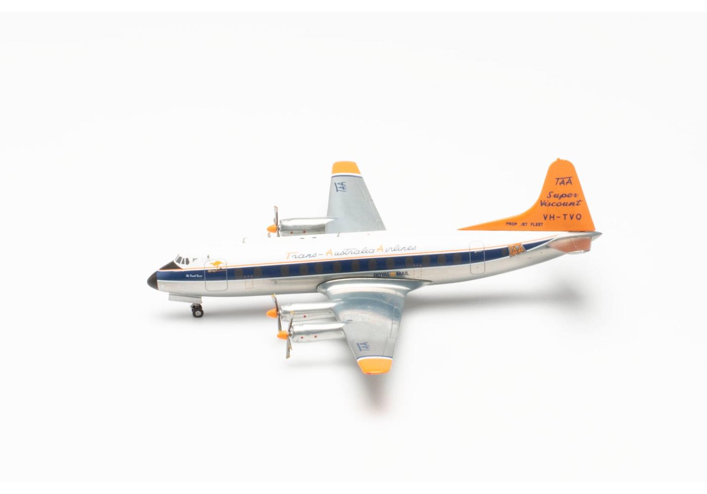 Herpa 572859 TAA Trans Australian Airlines Vickers Viscount 800 1:200