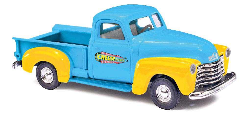 Busch 48244 Chevrolet Pick-Up Cheesy 1:87 Spur H0 Standmodell
