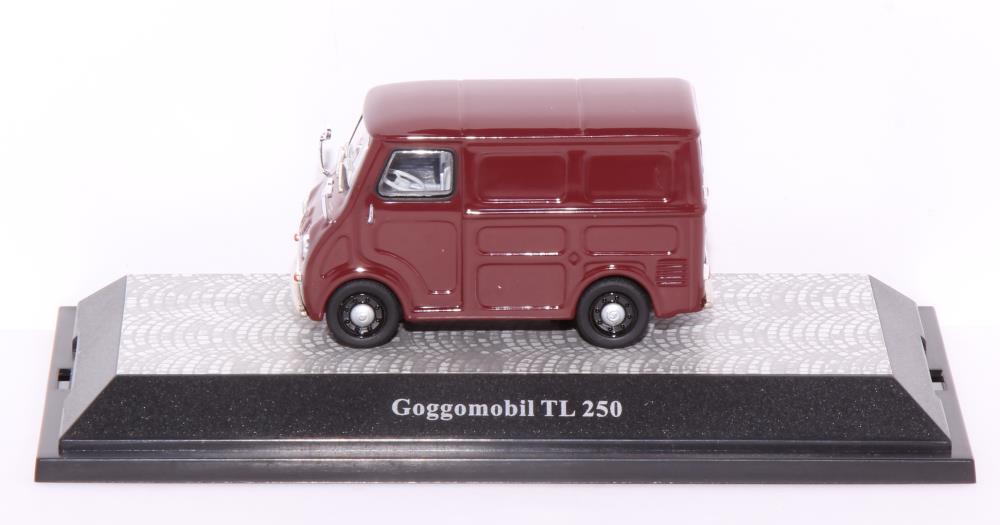 NZG Nürnberg 11101 Goggomobil TL 250 Kasten rot bordeau 1:43 NEU