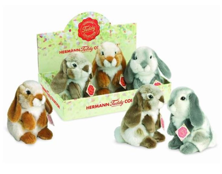 Teddy Hermann 93760 Hase (1 St.) Farbe wie verfügbar - Stoff/Plüsch/Kuscheltier