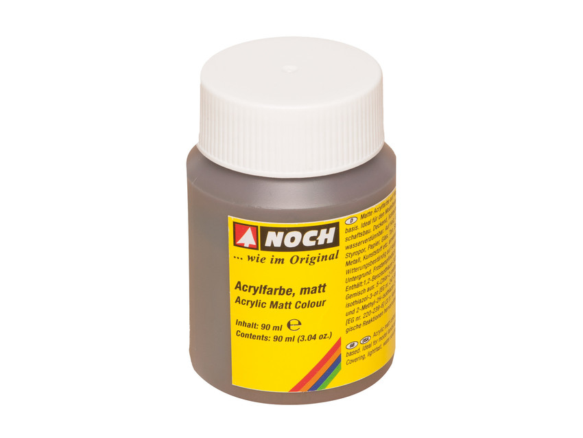Noch 61189 Acrylfarbe matt dunkelbraun 90 ml