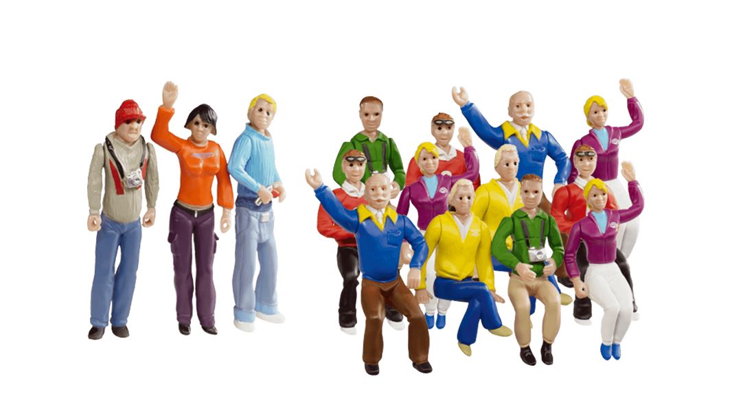 Carrera 20021128 Fans 15 Figuren 1:32 Neu OVP
