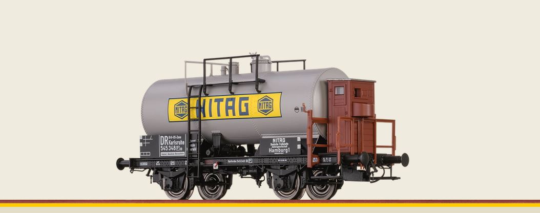 Brawa 50862 Kesselwagen 2-achsig Z[P] NITAG 1:87 Spur H0 DC