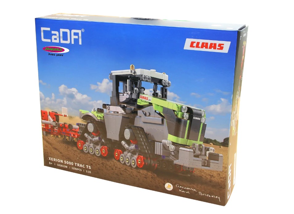 CaDA C65012W Claas Xerion 5000 Trac TS 1:32 Bausatz NEU OVP Bricks