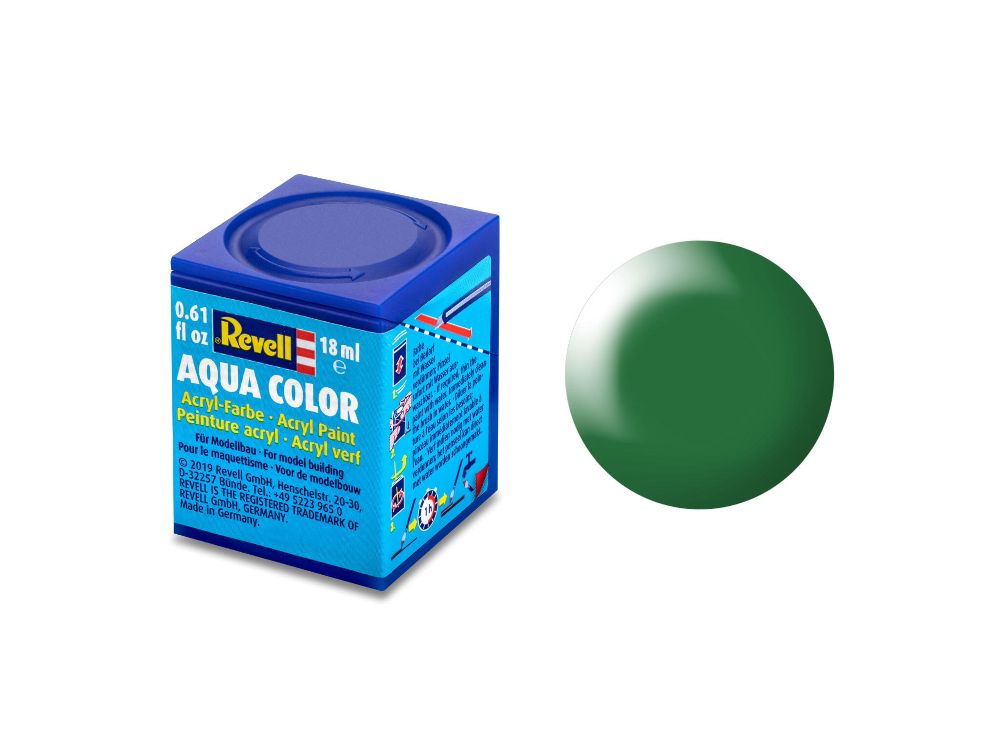 Revell 36364 Aqua Color laubgrün seidenmatt RAL 6001 18 ml NEU