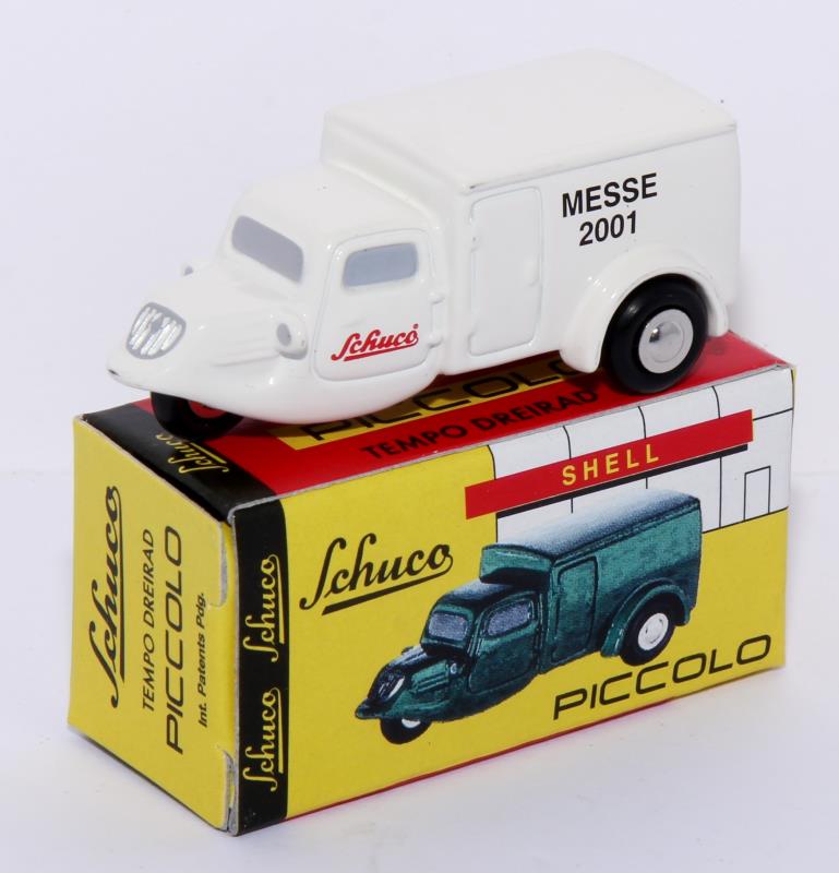 Schuco Piccolo Tempo Dreirad Messe 2001, 1:90, weiß, OVP