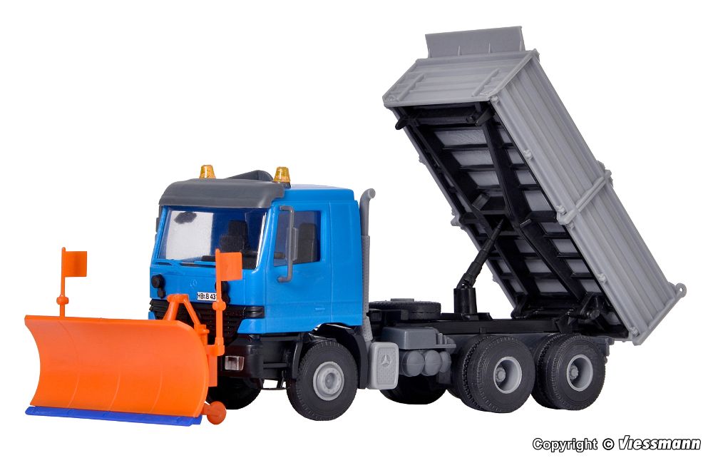 Kibri 15006 MB ACTROS mit Schneepflug und Streugerät 1:87 NEU