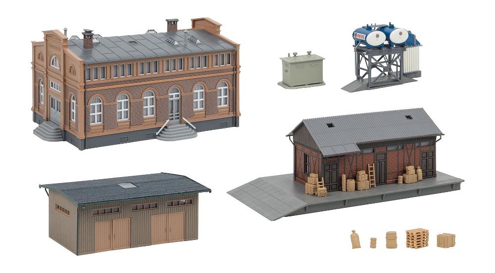 Faller 190088 Aktions-Set Güterumschlag 1:87 Spur H0 Bausatz NEU