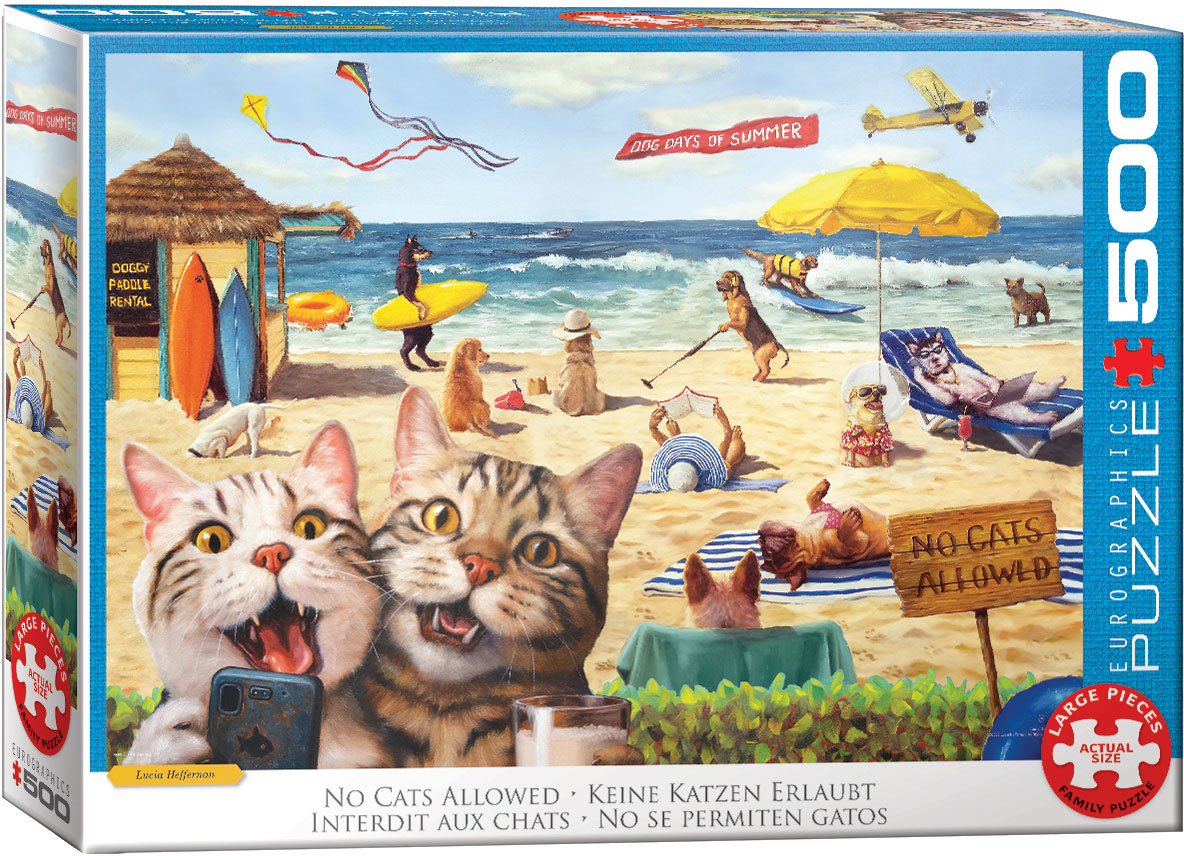 EUROGRAPHICS 6500-5879 Keine Katzen erlaubt 500 Teile Puzzle