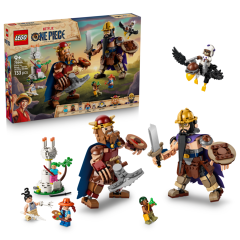 LEGO 75644 One Piece Dorry vs. Brogy – Giants of Little Garden
