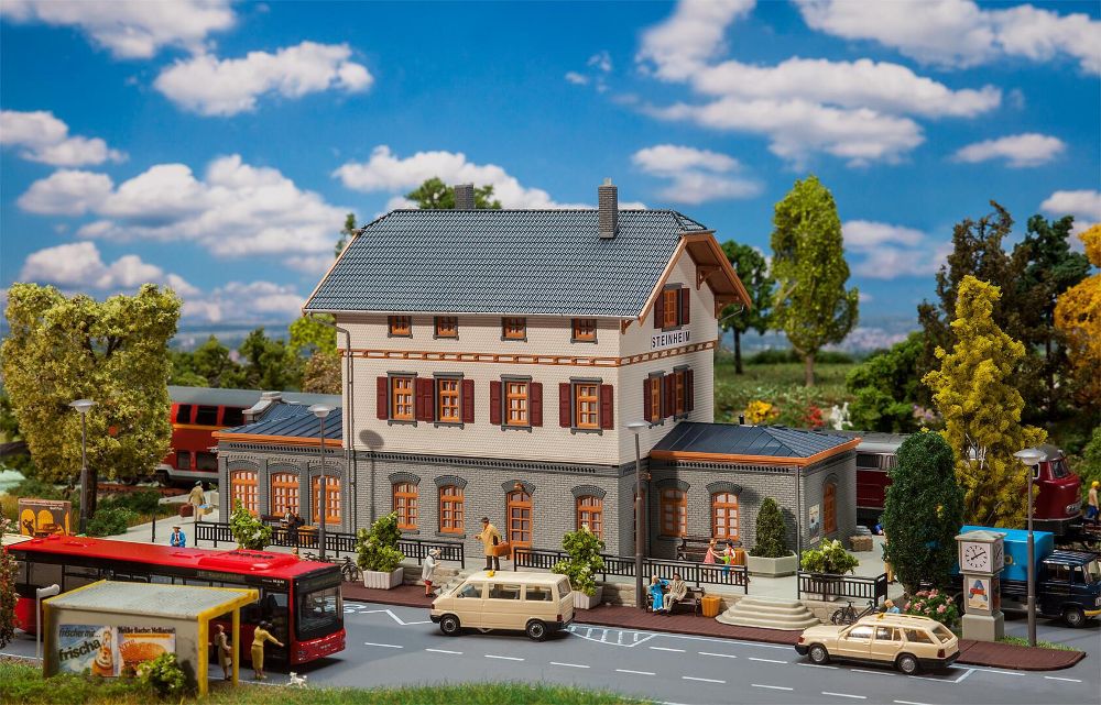 Faller 110112 Bahnhof Steinheim 1:87 Spur H0 Bausatz NEU OVP
