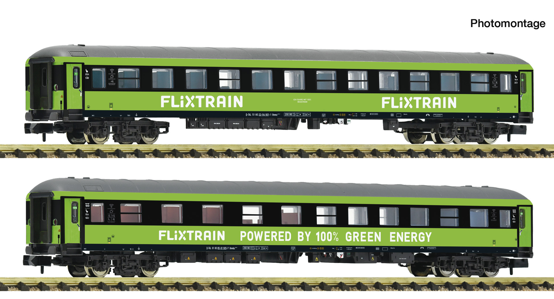 Fleischmann 6260085 2-tlg. Set 1: Reisezugwagen
