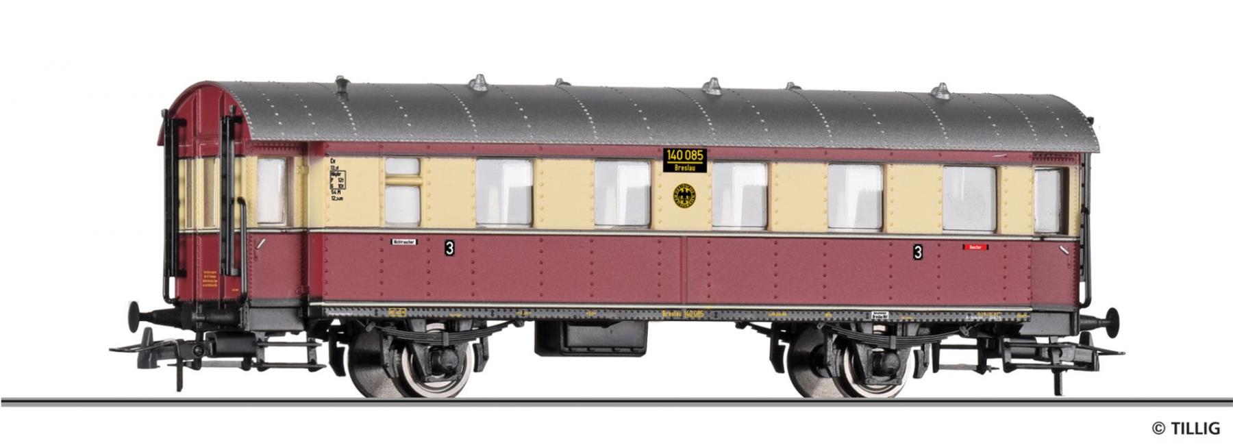 Tillig 74964 Triebwagen-Beiwagen Cv-33 DRG 1:87 Spur H0 DC