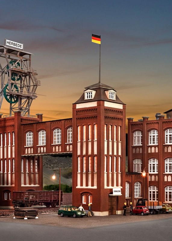 Kibri 39847 H0 Verwaltungsturm mit Übergängen