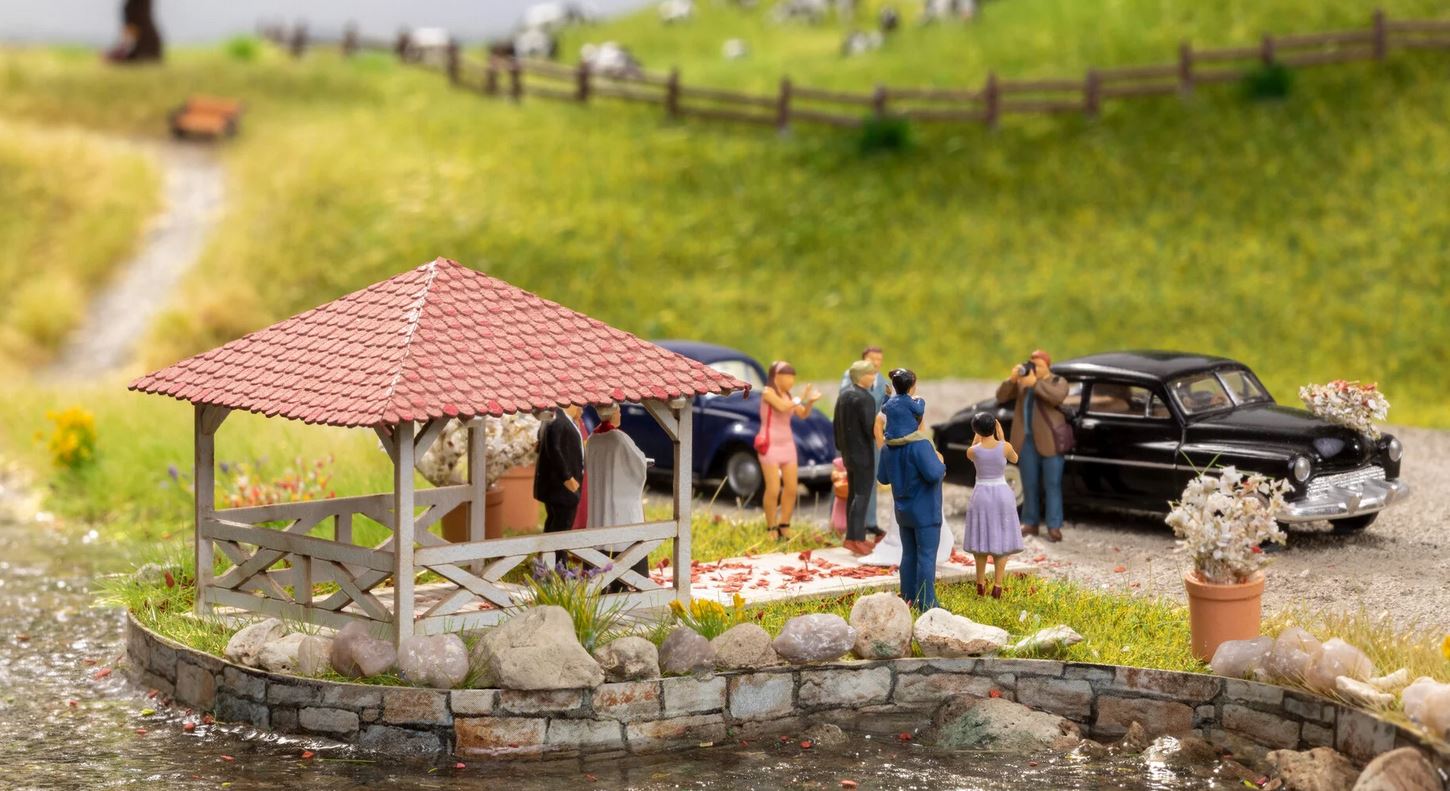 Noch 14263 Veranstaltungs-Pavillon 1:87 Spur H0 Laser-cut minis