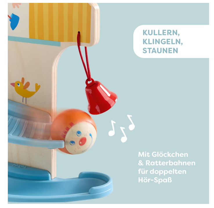 HABA 2012255001 Stand-Kugelbahn Kullerhaus 3 Kugeln NEU OVP