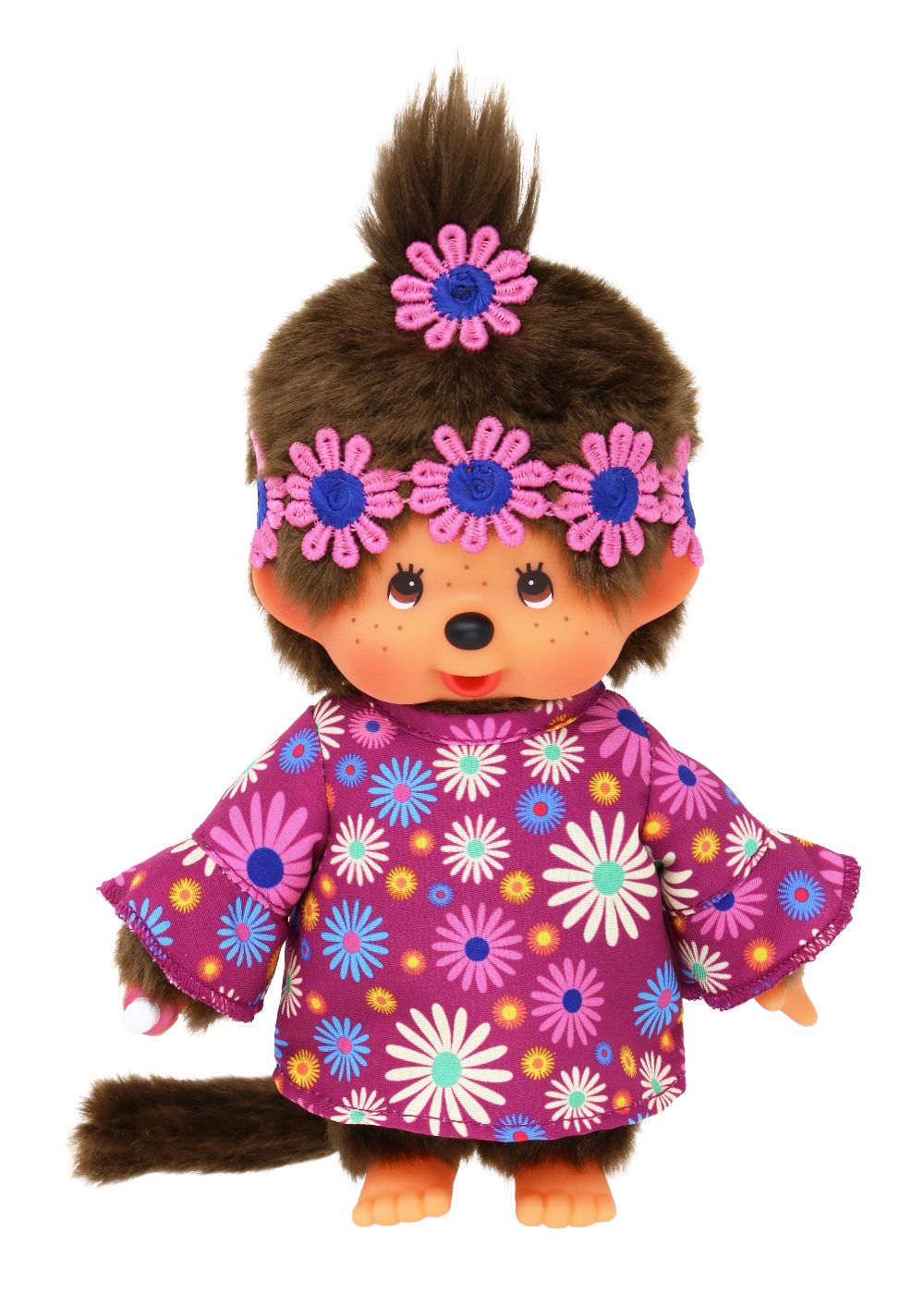 Monchhichi 252893 Plüschfigur Flower Power Mädchen 20 cm Stoff NEU