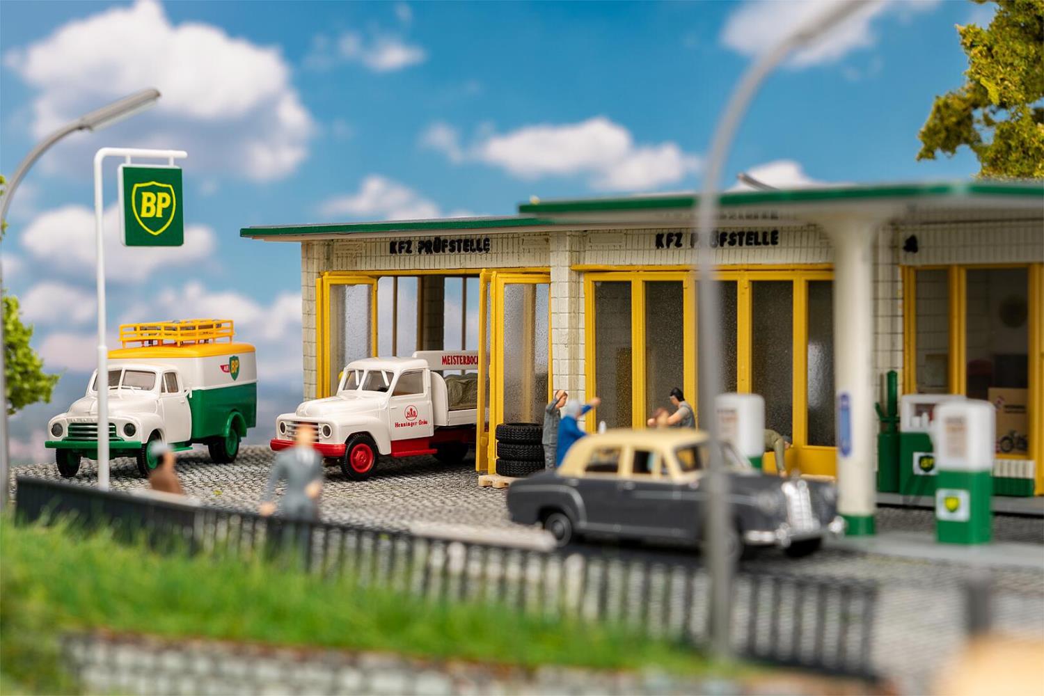 Faller 130592 Große BP-Tankstelle 1:87 Spur H0 Bausatz Neu OVP