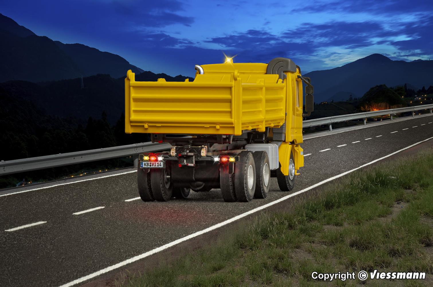 Viessmann 8015 MB ACTROS 3-achs Muldenkipper 1:87 Spur H0 Neu