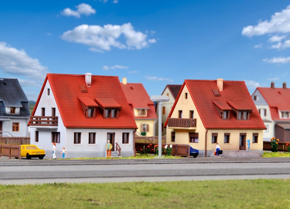 Kibri 36780 Z Siedlungshaus aus den 30er Jahren, 2 Stück