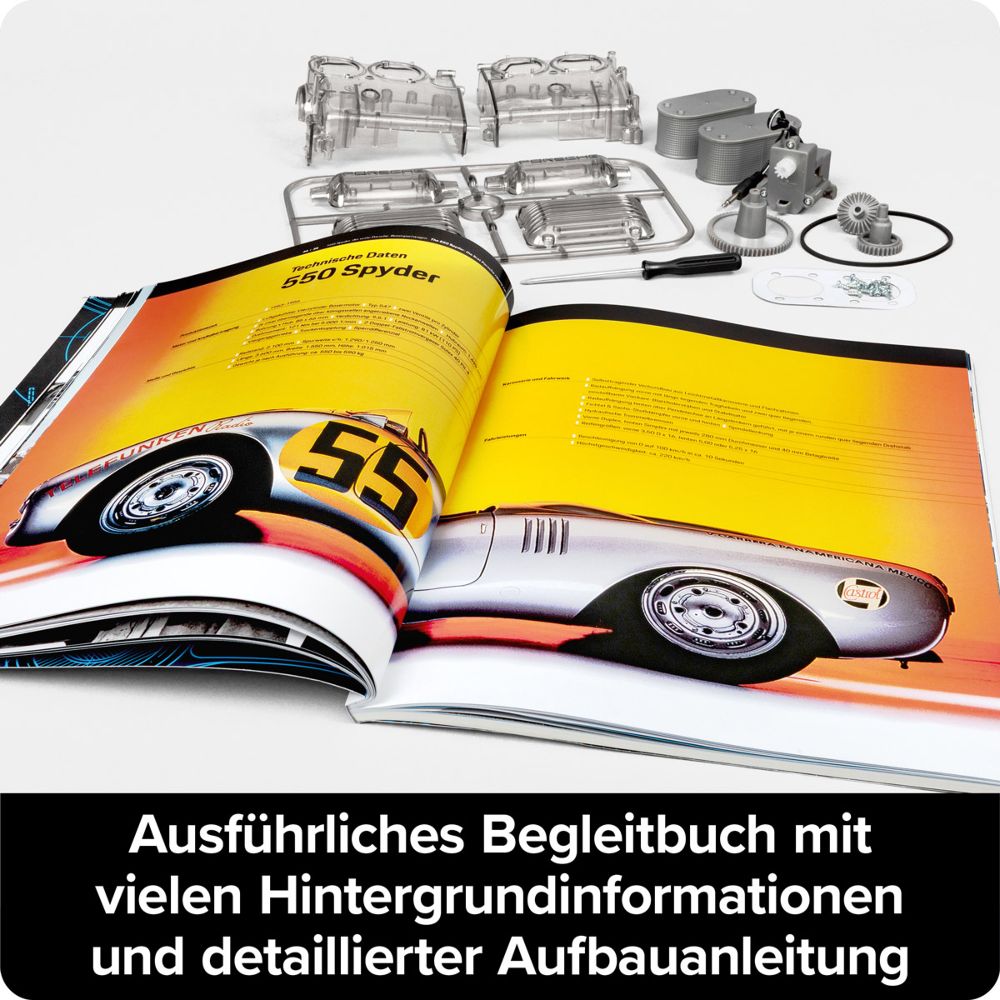 Franzis 67550 Porsche Carrera-Rennmotor 1:3