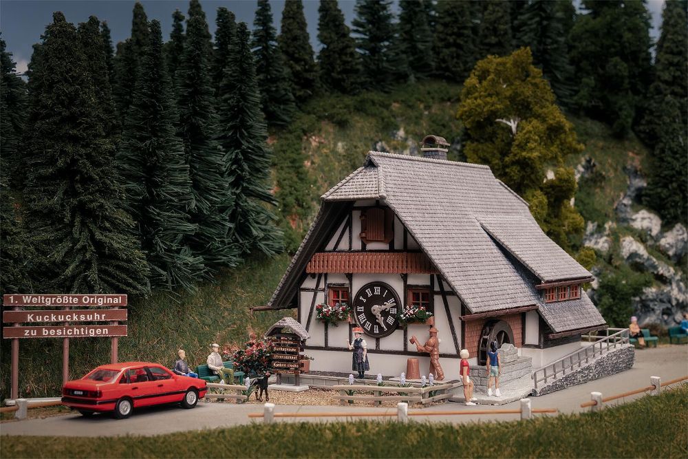 Faller 130011 Jubiläumsmodell 1. Weltgrößte Kuckucksuhr Spur H0