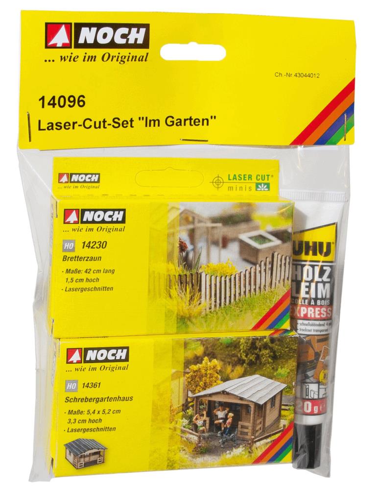Noch 14096 Laser-Cut-Set "Im Garten" 1:87 Spur H0 Neu OVP