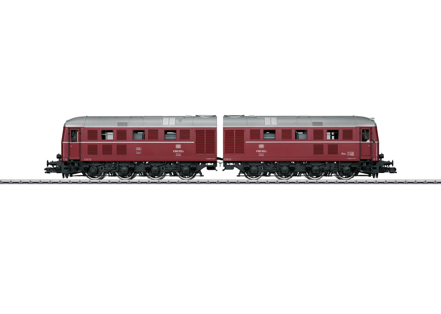 Märklin 55289 Diesellokomotive V 188 002 a/b DB Ep. IIIb Spur 1 Neu