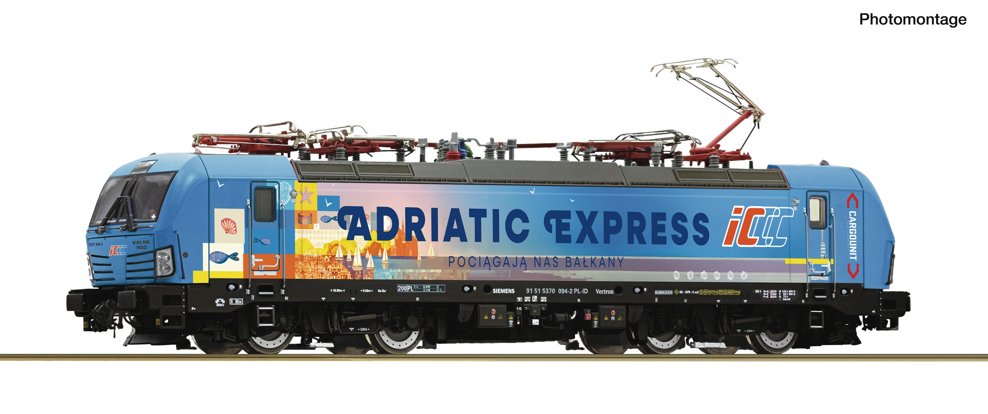 Roco 7500196 Elektrolokomotive 370 094-2 "Adriatic Express"