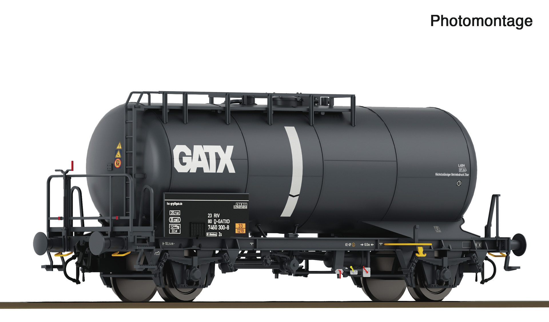 Roco 6600247 Chemiekesselwagen