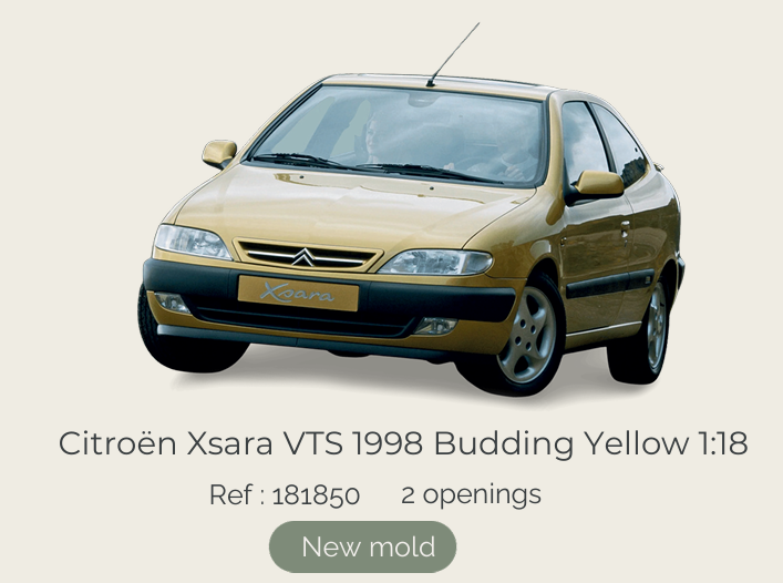 Norev 181850 Citroën Xsara VTS 1998 Jaune Naissant Gold 1:18