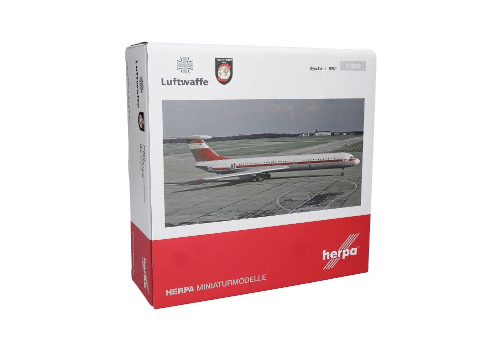 Herpa 573412 Luftwaffe Flugbereitschaft Ilyushin IL-62M 11+22 1:200