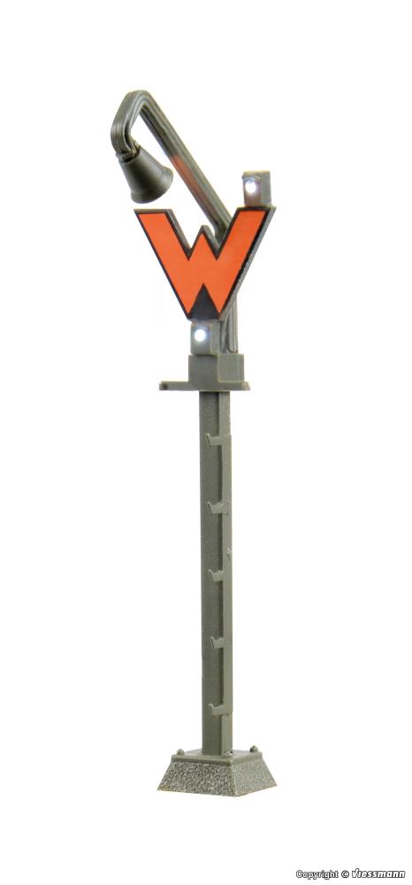 Viessmann 4419 Wartesignal mit Anstrahlleuchte 1:160 Spur N Neu OVP