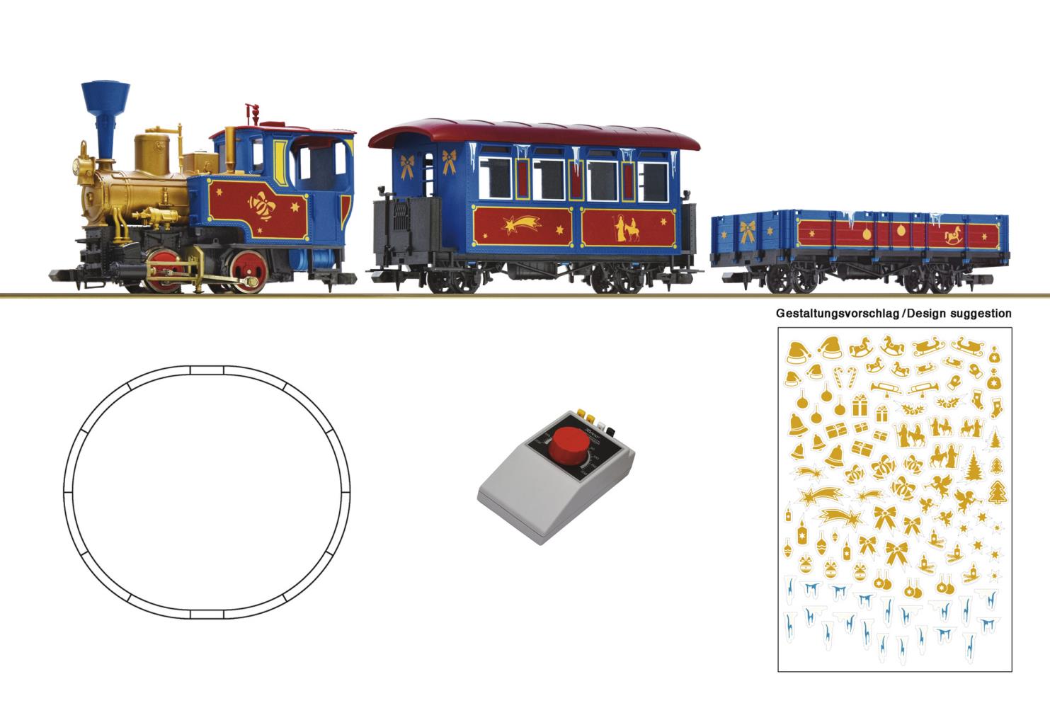 Roco 5100003 Analog Set Weihnachtszug 1:45 Spur 0e DC Neu OVP