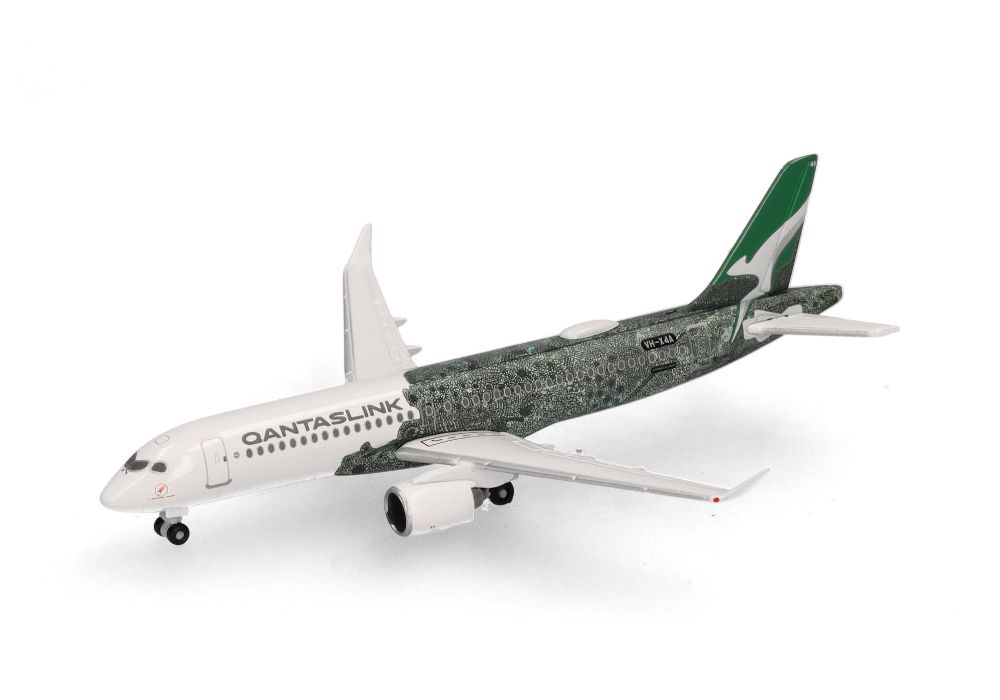 Herpa 538114 QantasLink Airbus A220-300 Flying Art Series 1:500