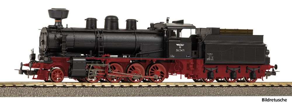 Piko 50804 Dampflok/Sound BR 56.34-35 DRB II + PluX22 Dec. Spur H0