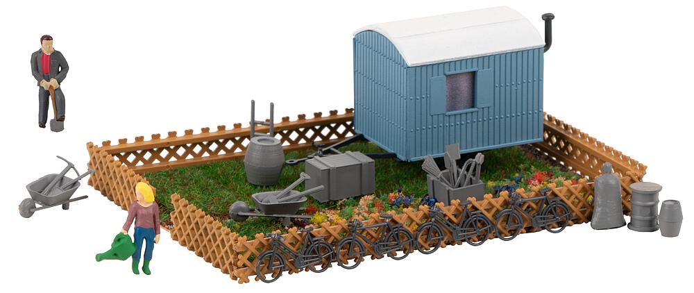 Faller 190090 Jubiläumsmodell Schrebergarten mit Figuren 1:87 Spur H0