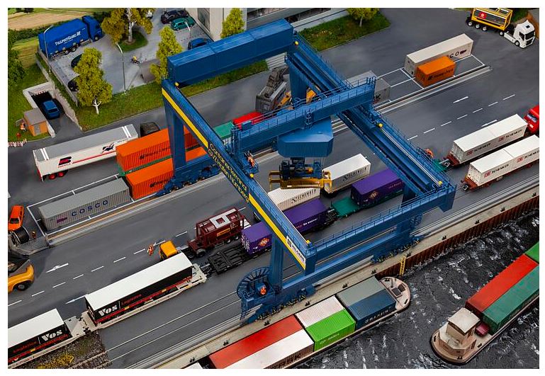 Faller 120291 Containerbrücke GVZ Hafen Nürnberg 1:87 Spur H0
