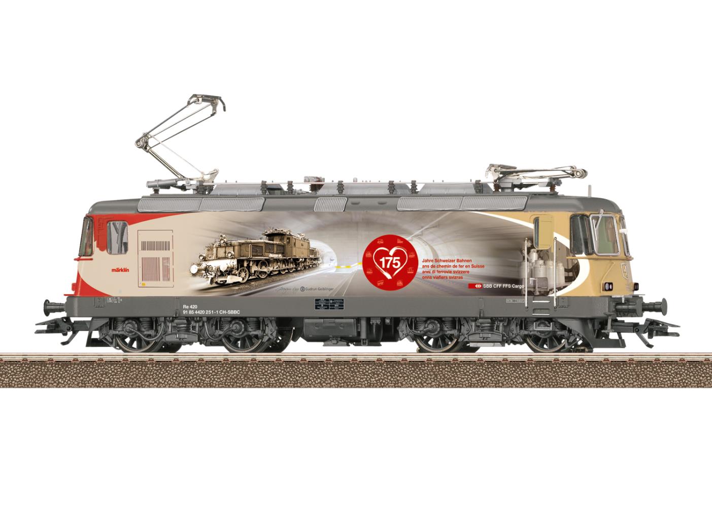 Trix 25875 Elektrolokomotive Re 420 1:87 Spur H0 DC Neu OVP