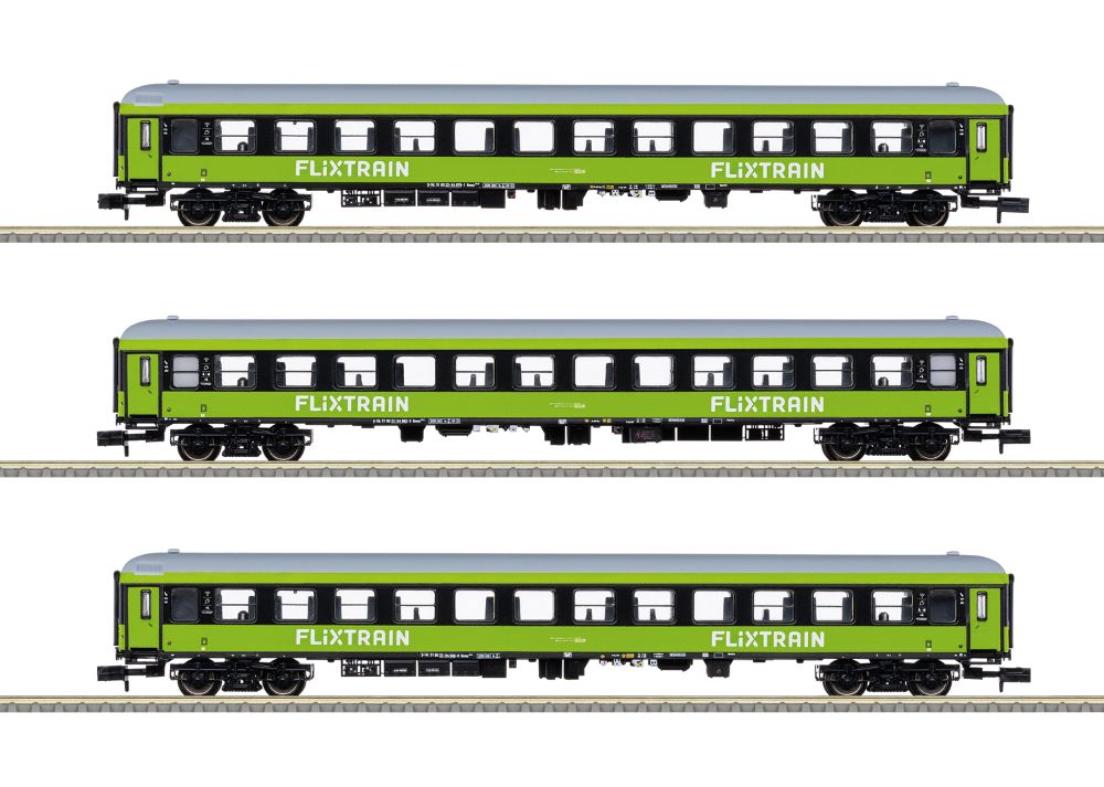 Trix MHI 15462 Schnellzugwagen-Set "FlixTrain" 1:160 Spur N NEU OVP