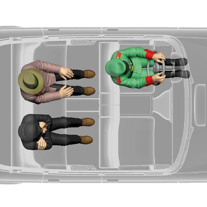 Tim & Struppi TINTIN 29964 Offizieller Mercedes 600 1:24 Standmodell Neu OVP