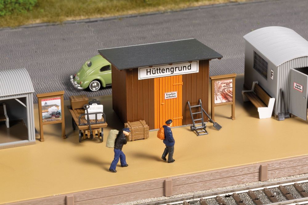 Auhagen 11486 Haltepunkt Hüttengrund 1:87 Spur H0 Bausatz NEU OVP