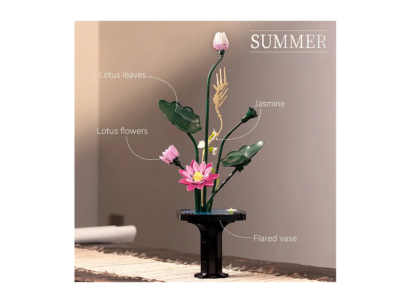 CaDA C59024W Blumenstrauß Sommer 1:1 Bausatz NEU OVP Bricks