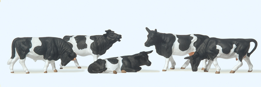 Preiser 14155 Kühe 1:87 Spur H0 Neu OVP Tiere