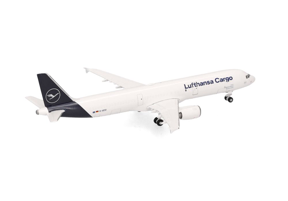 Herpa 536660-001 Lufthansa Cargo Airbus A321P2F – D-AEUI 1:500 Neu