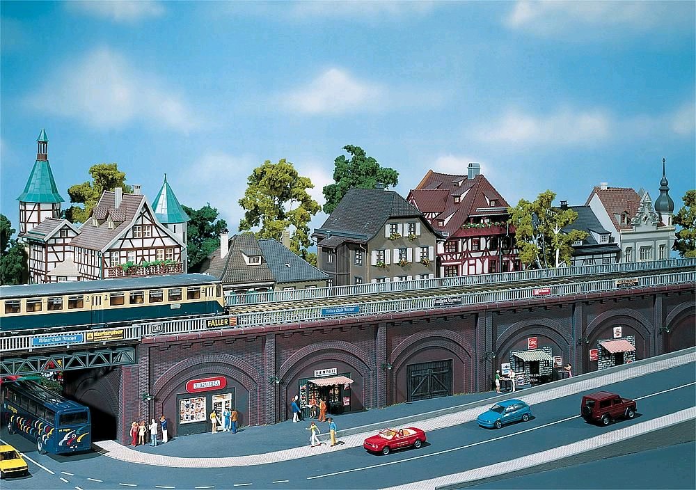 Faller 272577 Arkaden mit Geschäften 1:160 Spur N Neu OVP