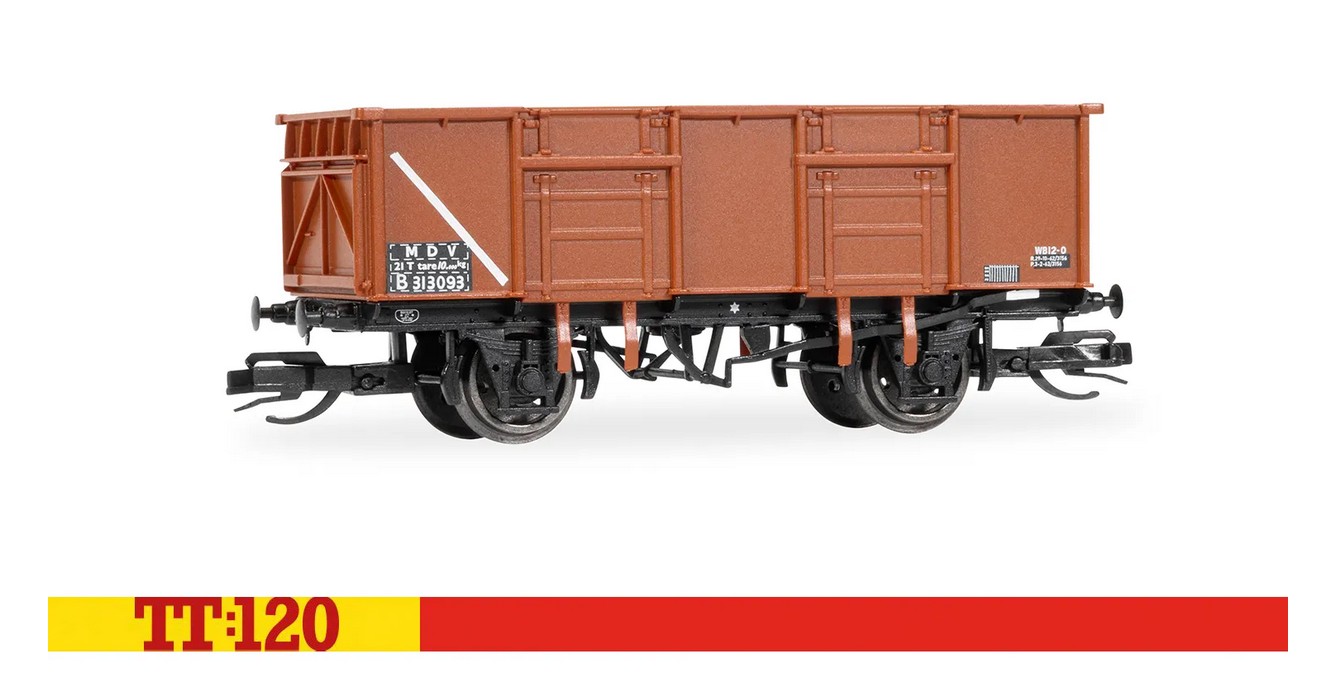 Hornby TT6039 BR - 21T Mineral Wagon - Triple Pack 1:120 Spur TT