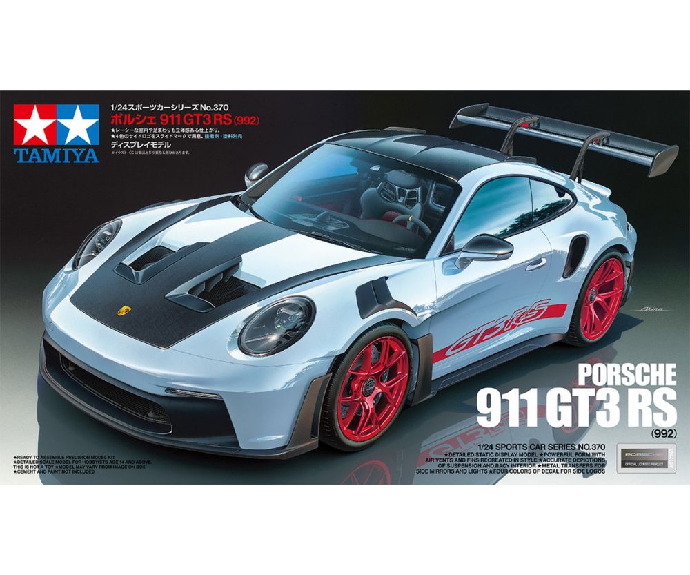Tamiya 24370 Porsche 911 GT3 RS (992) 1:24 Bausatz NEU OVP